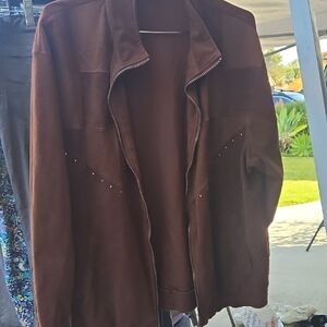 Brown Suede Jacket